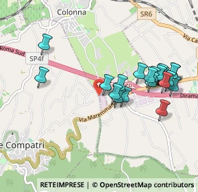 Mappa Via dei Pratoni Parti Comuni, 00030 Colonna RM, Italia (1.0265)