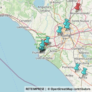 Mappa Via Oncino, 00054 Fiumicino RM, Italia (15.8925)