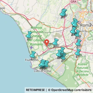 Mappa Via Oncino, 00054 Fiumicino RM, Italia (9.6165)