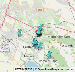 Mappa Via Regina Margherita, 00044 Frascati RM, Italia (1.9475)