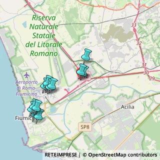 Mappa Via Alessandro Volta, 00054 Fiumicino RM, Italia (4.42077)