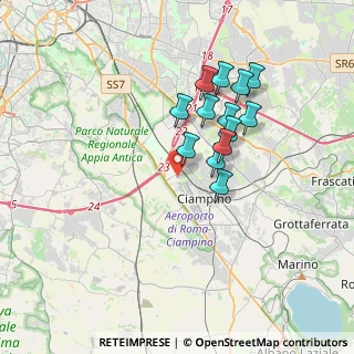 Mappa Via di Ciampino, 00178 Roma RM, Italia (3.15846)