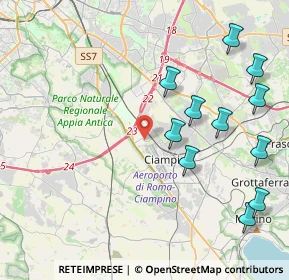 Mappa Via di Ciampino, 00178 Roma RM, Italia (5.08)