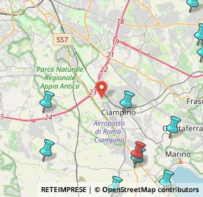 Mappa Via di Ciampino, 00178 Roma RM, Italia (7.51133)