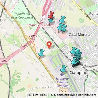 Mappa Via di Ciampino, 00178 Roma RM, Italia (1.2675)