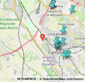 Mappa Via di Ciampino, 00178 Roma RM, Italia (2.40583)