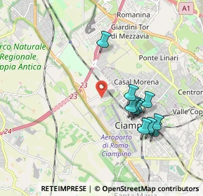 Mappa Via di Ciampino, 00178 Roma RM, Italia (1.88545)