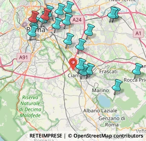 Mappa Via di Ciampino, 00178 Roma RM, Italia (9.7375)