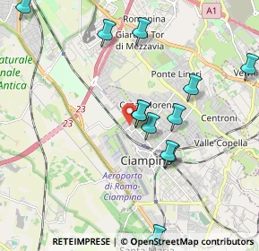 Mappa Via Sandro Pertini, 00043 Ciampino RM, Italia (2.51071)