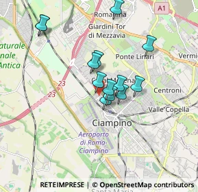 Mappa Via Sandro Pertini, 00043 Ciampino RM, Italia (1.49923)