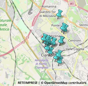 Mappa Via Sandro Pertini, 00043 Ciampino RM, Italia (1.31625)