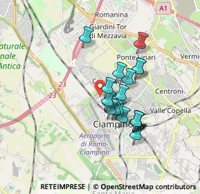 Mappa Via Sandro Pertini, 00043 Ciampino RM, Italia (1.43053)