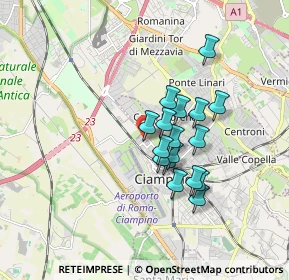 Mappa Via Sandro Pertini, 00043 Ciampino RM, Italia (1.39118)