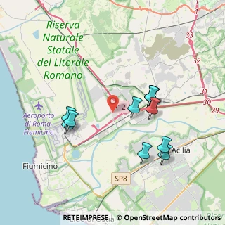 Mappa Via G.Montanari snc, 00054 Fiumicino RM, Italia (3.79364)
