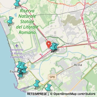 Mappa Via G.Montanari snc, 00054 Fiumicino RM, Italia (6.37929)
