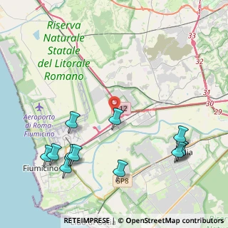 Mappa Via G.Montanari snc, 00054 Fiumicino RM, Italia (5.56833)