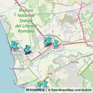 Mappa Via G.Montanari snc, 00054 Fiumicino RM, Italia (4.59545)