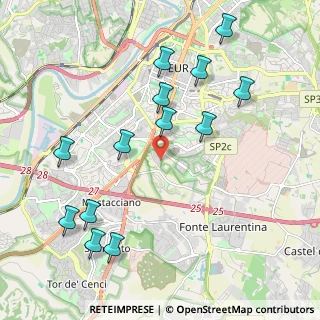 Mappa Via Camus, 00143 Roma RM, Italia (2.42385)