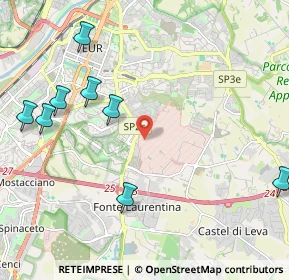 Mappa Via degli Avieri, 00143 Roma RM, Italia (3.35167)