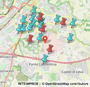Mappa Via degli Avieri, 00143 Roma RM, Italia (1.903)