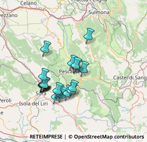 Mappa Via Taverna Vecchia, 67032 Pescasseroli AQ, Italia (12.925)