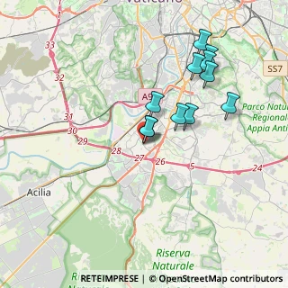 Mappa Largo Clinio Misserville, 00144 Roma RM, Italia (3.60273)