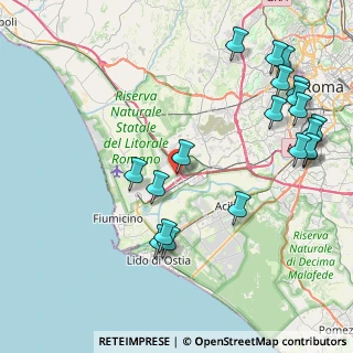 Mappa Via G. Natta, 00054 Fiumicino RM, Italia (10.7405)