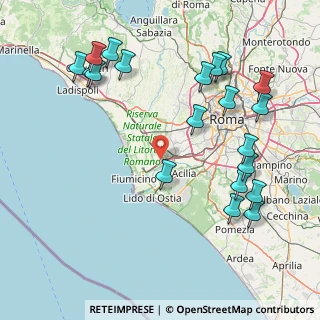 Mappa Via G. Natta, 00054 Fiumicino RM, Italia (20.631)
