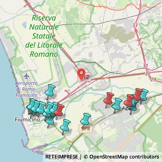 Mappa Via G. Natta, 00054 Fiumicino RM, Italia (6.086)