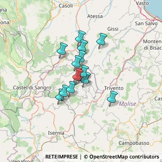 Mappa Via Saulino, 86081 Agnone IS, Italia (9.96)