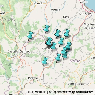 Mappa Via Saulino, 86081 Agnone IS, Italia (9.6675)