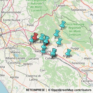 Mappa Via del Crocifisso, 00030 Genazzano RM, Italia (8.99471)
