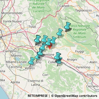 Mappa Via del Crocifisso, 00030 Genazzano RM, Italia (11.08667)