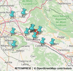 Mappa Via del Crocifisso, 00030 Genazzano RM, Italia (13.13417)