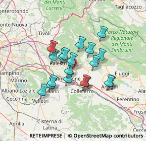 Mappa Via del Crocifisso, 00030 Genazzano RM, Italia (11.01053)