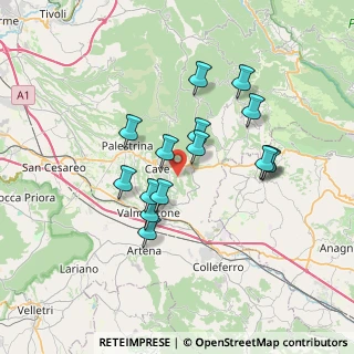 Mappa Via del Crocifisso, 00030 Genazzano RM, Italia (6.47267)