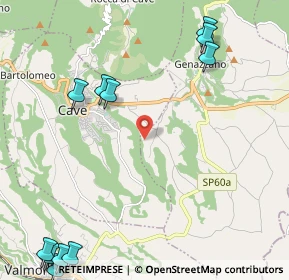 Mappa Via del Crocifisso, 00030 Genazzano RM, Italia (3.48846)