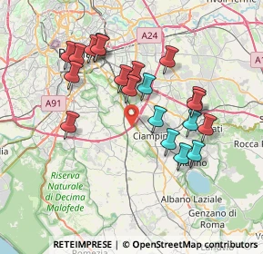 Mappa A90, 00178 Roma RM, Italia (7.338)
