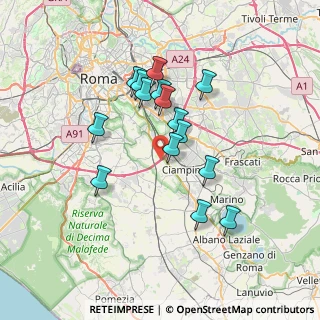 Mappa A90, 00178 Roma RM, Italia (6.43267)
