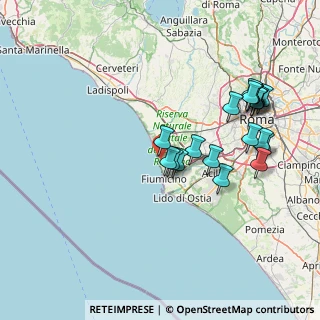 Mappa 00054 Focene RM, Italia (16.8165)