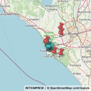 Mappa 00054 Focene RM, Italia (7.28909)