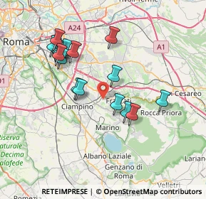 Mappa Vicolo Prato della Corte, 00044 Frascati RM, Italia (7.50706)