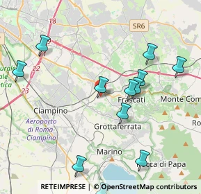 Mappa Vicolo Prato della Corte, 00044 Frascati RM, Italia (4.79167)