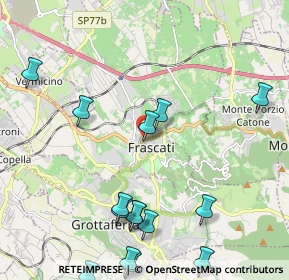 Mappa Via Luciano Manara, 00044 Frascati RM, Italia (2.92625)