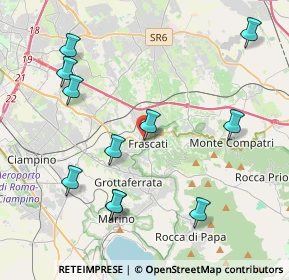 Mappa Vicolo Luciano Manara, 00044 Frascati RM, Italia (4.80818)
