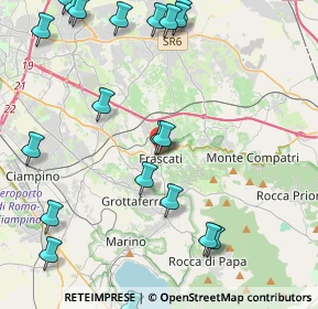 Mappa Via Borgo S. Rocco, 00044 Frascati RM, Italia (5.8385)