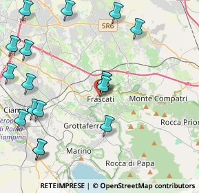 Mappa Via Borgo S. Rocco, 00044 Frascati RM, Italia (5.54647)