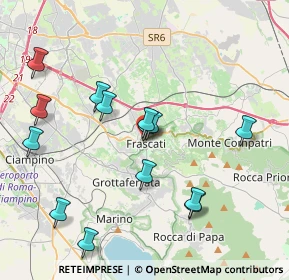 Mappa Via Borgo S. Rocco, 00044 Frascati RM, Italia (4.30714)