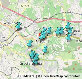 Mappa Via Borgo S. Rocco, 00044 Frascati RM, Italia (1.837)
