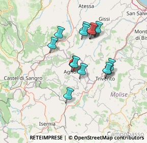 Mappa Via Valle di S. Lorenzo, 86081 Agnone IS, Italia (12.638)